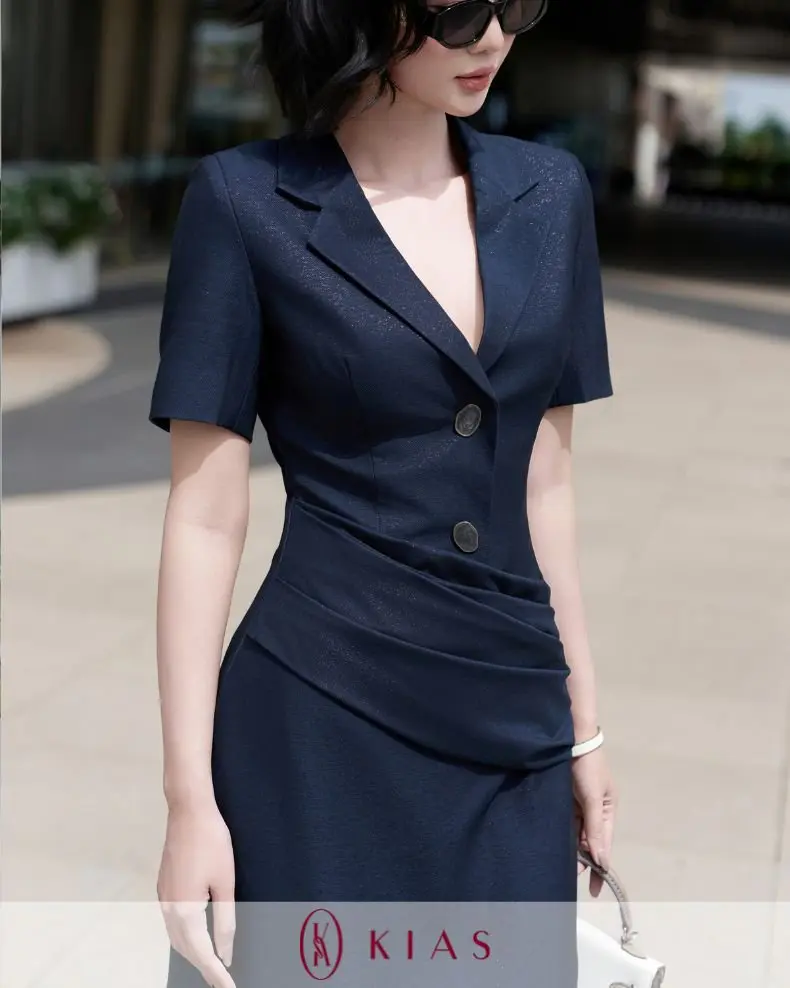 Đầm vest Navy tôn dáng – L20